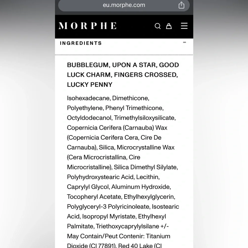 Morphe eye wish